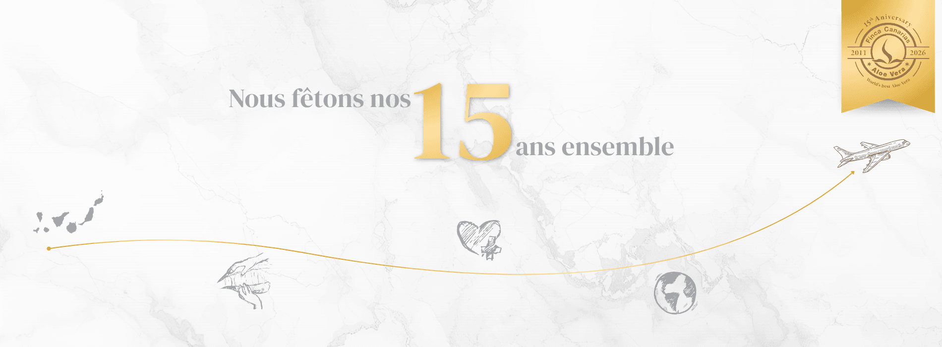 Finca Canarias Aloe Vera 15e anniversaire
