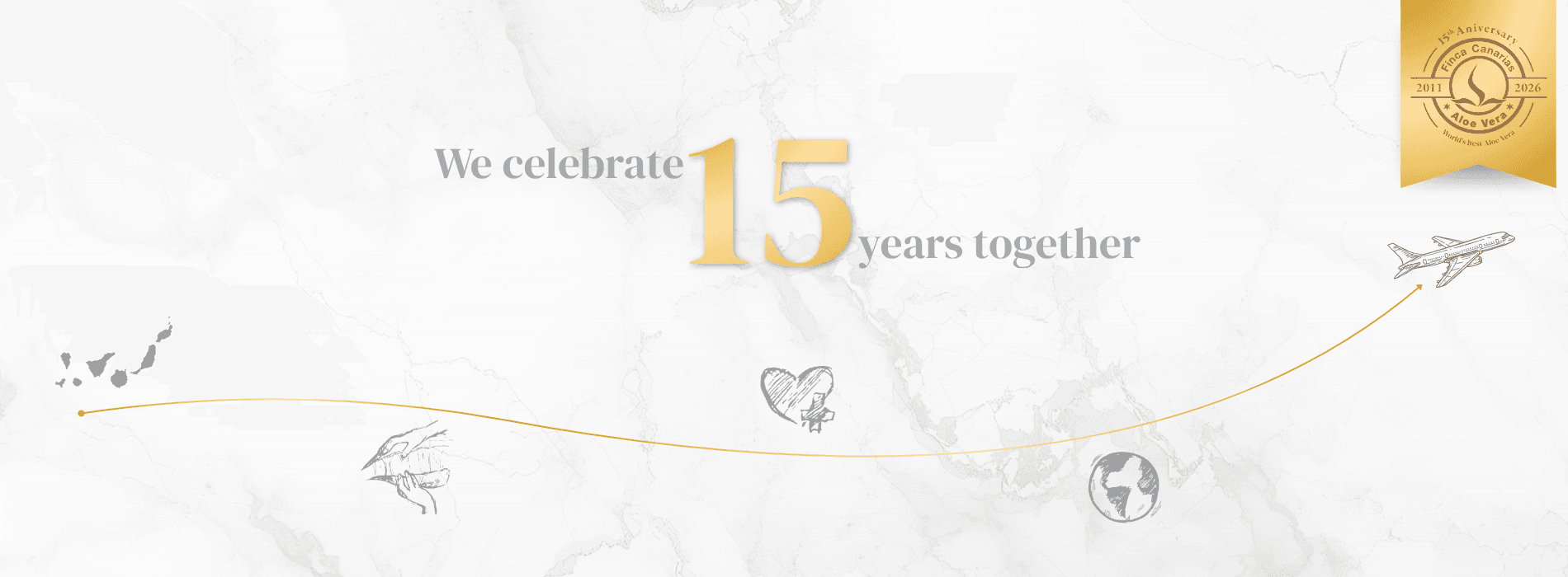 Finca Canarias Aloe Vera 15th anniversary