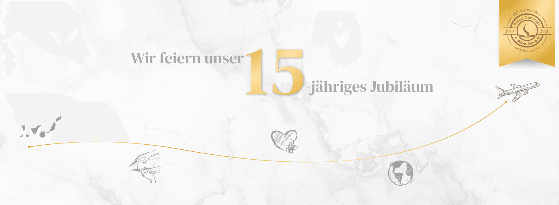 Finca Canarias Aloe Vera 15-jarig jubileum